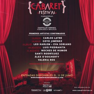 Cabaret Festival confirma su participación en Marenostrum Fuengirola Edición Limitada este verano